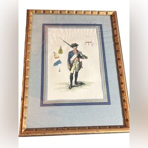 Old French Artillery Soldier Print